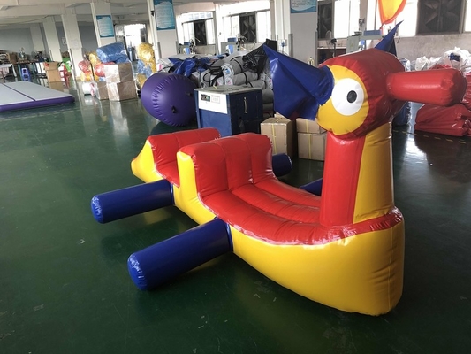 Piscine de jardin Enfants Petits jouets aquatiques Animaux flottants Parcours d'obstacles gonflables dans l'eau