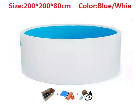 Jardin d'été en PVC pour enfants piscine à couture en goutte à goutte grande baignoire thermale au-dessus du sol piscine thermale de massage extérieure