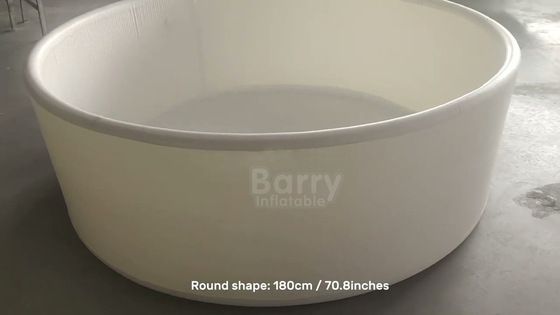 Piscine pliable portable de grande taille Pvc à couture gonflable au-dessus du sol