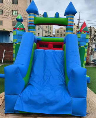 Expédition rapide Bouncer gonflable en PVC maison de rebond avec glisser-déposer et boucle de basket