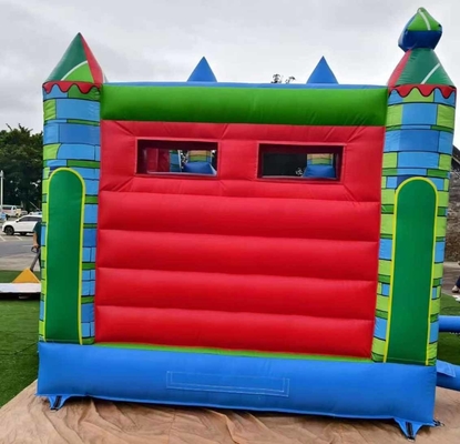 Expédition rapide Bouncer gonflable en PVC maison de rebond avec glisser-déposer et boucle de basket