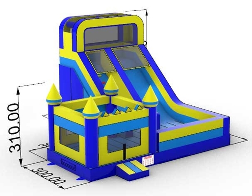Commercial Bounce House avec diapositive Combo House arrière-cour des enfants Fête Bouncer gonflable