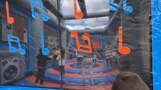 PVC extérieur gonflable Boom Box Bounce House Disco Dome Bounce Château Pour l'événement de fête