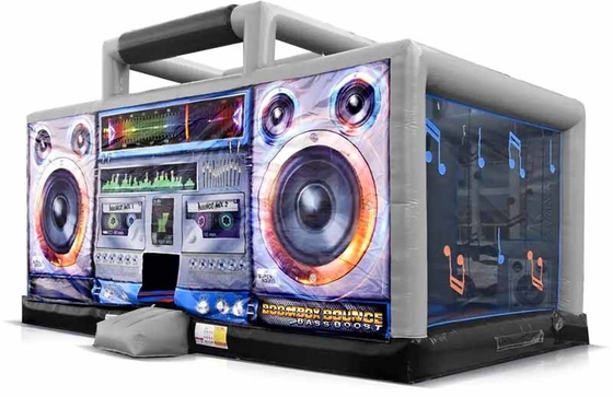 PVC extérieur gonflable Boom Box Bounce House Disco Dome Bounce Château Pour l'événement de fête