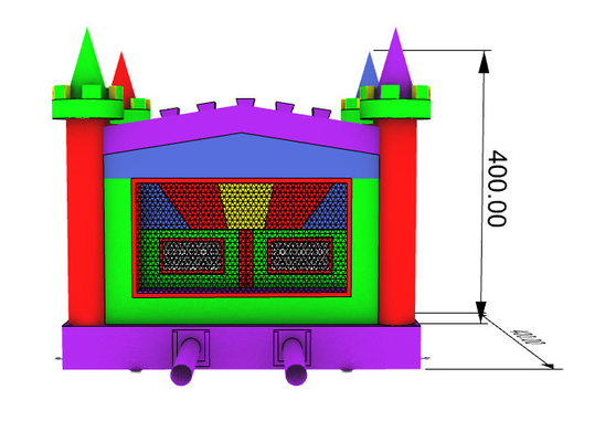 Logo personnalisé Imprimé 13ft Château Bounce House Commercial Adultes Enfants Sautant Bounce
