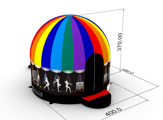 Disco Dome Bounce House en PVC 7 à 15 jours de production pour votre prochain événement