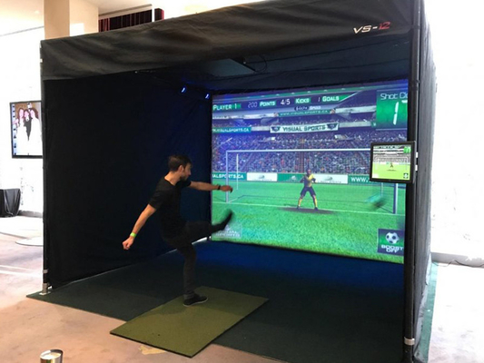Écran gonflable de formation de golf en plein air pour le sport