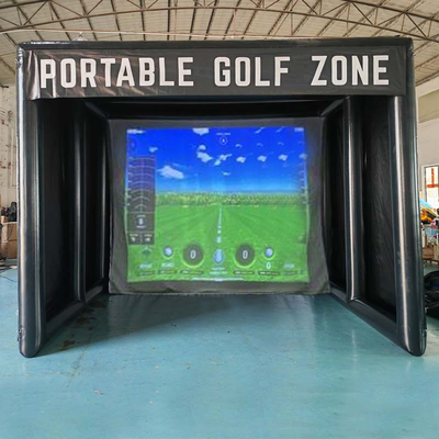 Tente de golf gonflable de haute qualité à l'extérieur à l'intérieur à gonfler Simulateur sportif de golf