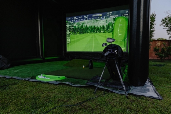 Tente de golf gonflable de haute qualité à l'extérieur à l'intérieur à gonfler Simulateur sportif de golf