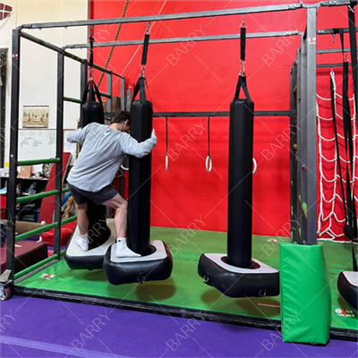 Parcours gonflables de trampoline G2N Air Piston Airbox Parking Airblocks pour l'entraînement