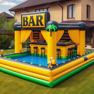Nouveau design impressionnant piscine gonflable bar pub gonflable maison tente piscine gonflable bar flottant piscine gonflable bar