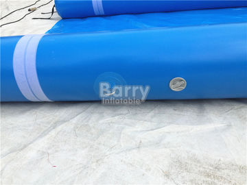 glissement et glissière gonflables à voie unique de bâche de PVC de 0.55mm avec la piscine