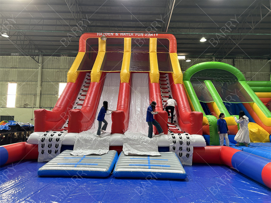 Maison gonflable en plein air, maison gonflable en PVC pour adultes et enfants, avec piscine, parc aquatique gonflable, parc d'attractions.
