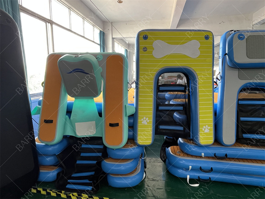 Rampe d'eau gonflable pour chien sur mesure Rampe de sortie flottante pour les sports nautiques