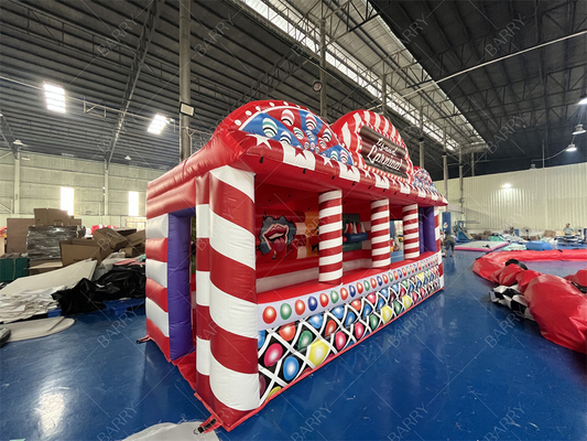 Sports 3 Jeux Carnaval Game Booth 4 en 1 Combos Tente de jeu gonflable Grand Carnaval