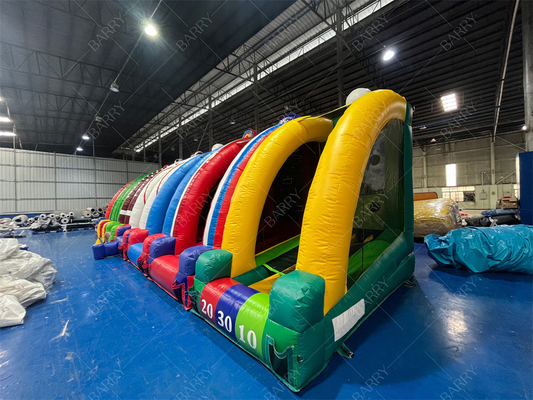 Grand nouveau design personnalisé excitant gonflable enfants 7 en 1 jeux de carnaval pour les affaires de location