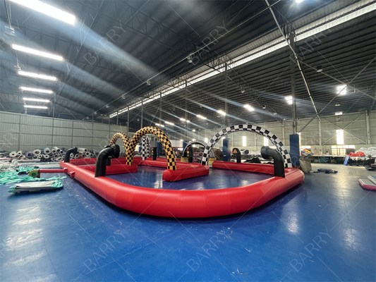 Piste de course gonflable Go Kart sur mesure