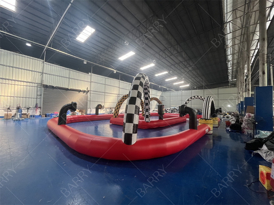 Piste de course gonflable Go Kart sur mesure