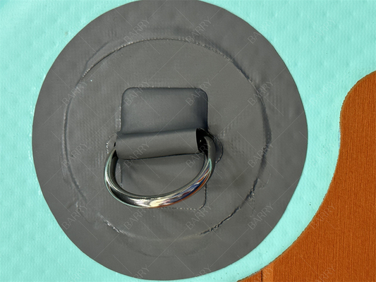 Plateforme de pêche flottante gonflable stable et antidérapante à jet d'eau
