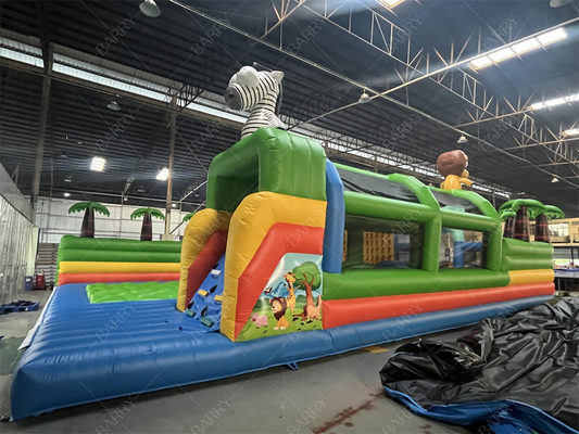 Jeux de parcs d'attractions Animal Bg Bouncer Parcours d'obstacles