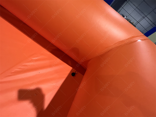 Commercial arrière-cour grande piscine étanche piscine orange pour le jeu aquatique été