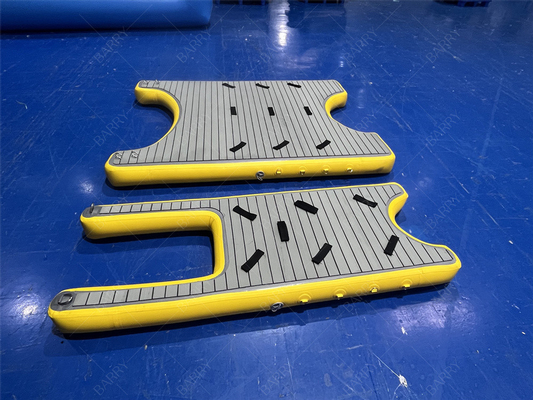Plate-forme gonflable flottante, plate-forme gonflable U-dock station pour bateau et jet ski