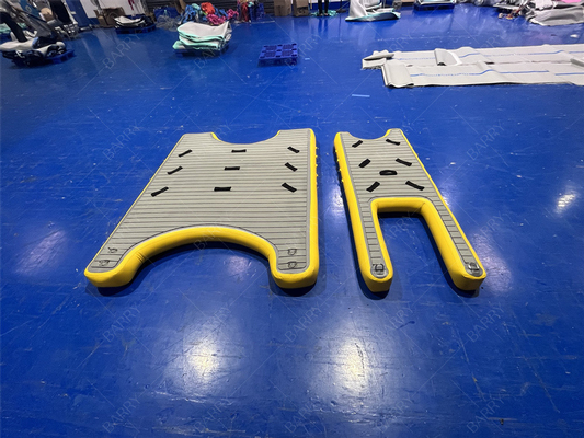 Plate-forme gonflable flottante, plate-forme gonflable U-dock station pour bateau et jet ski