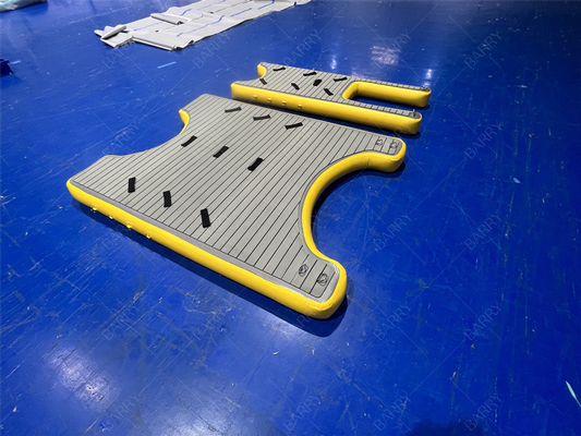 Plate-forme gonflable flottante, plate-forme gonflable U-dock station pour bateau et jet ski