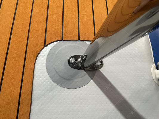 Escaliers en acier inoxydable 3x2x0.2m Pontoon gonflable pour le stationnement de bateaux