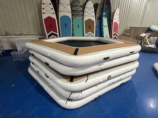 Ronde hamac gonflable à l'eau radeau flottant 10 salon classique hamac gonflable pour adultes enfants
