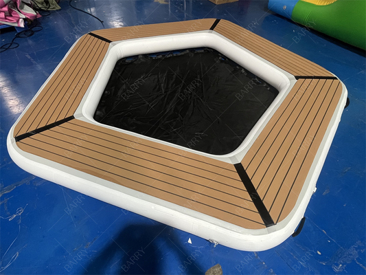Ronde hamac gonflable à l'eau radeau flottant 10 salon classique hamac gonflable pour adultes enfants