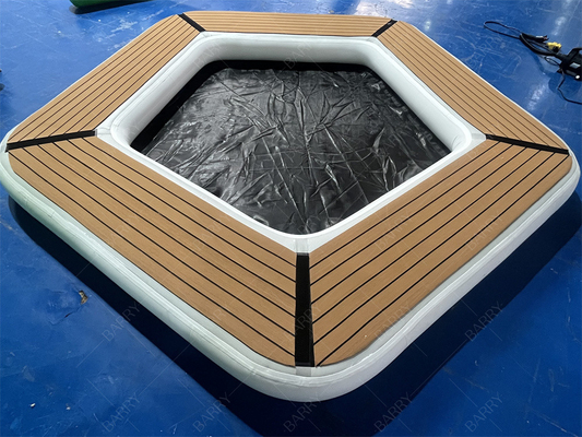 Ronde hamac gonflable à l'eau radeau flottant 10 salon classique hamac gonflable pour adultes enfants
