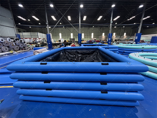 Piscine gonflable pour yacht Anti méduses Piscine gonflable flottante Océan Mer Piscine avec boîtier pour yacht