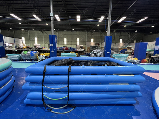 Piscine gonflable pour yacht Anti méduses Piscine gonflable flottante Océan Mer Piscine avec boîtier pour yacht