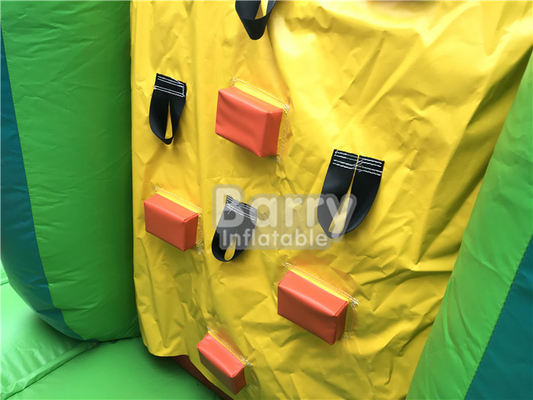 Piquer gonflable de parc d'attractions de terre de rebond de saut de Chambre double