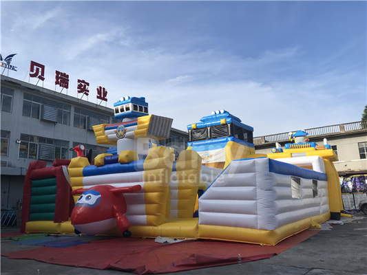 Super Wings Bounce Playground Parc d'attractions dessin animé espace de jeux gonflable intérieur