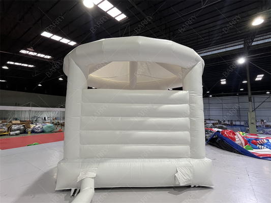 5x4.5x4.5m Bouncers gonflables intérieurs blancs avec couverture