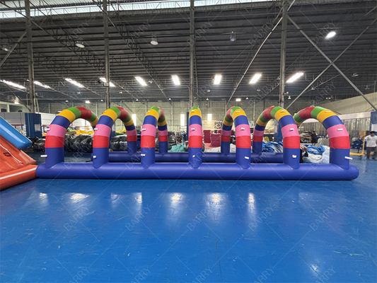 Tunnel de pulvérisation d'eau gonflable de 32,8 pieds pour événements estivaux