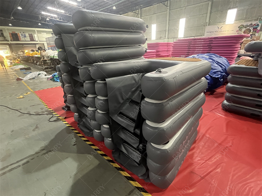 Rampe d'eau gonflable personnalisable pour chien avec pompe à air