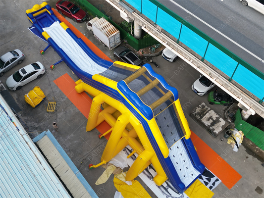 Glissière gonflable géante 30x10,6m en PVC pour les parcs à thème