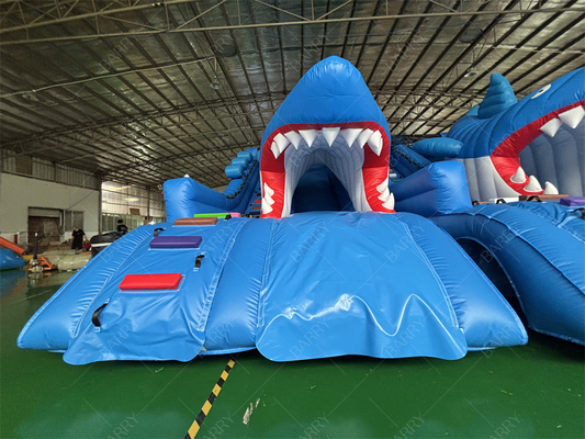 Grand requinSlide gonflable pour piscineSlide gonflable pour piscine pour enfants et adultes