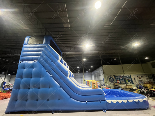 Parc d'attractions Jardin extérieur Grand enfant Toboggans aquatiques gonflables doubles pour adolescents Cour arrière