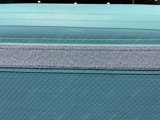 Piscine gonflable pour enfants en PVC de couleur personnalisée avec couverture, piscine gonflable en tissu Drop Stitch