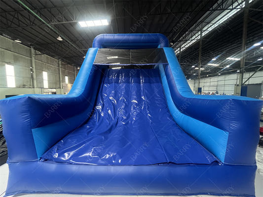 Commercial Blue Modern Bounce House Course d'obstacles gonflables avec glissement pour adultes enfants
