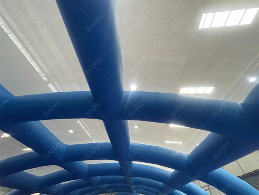 Événement commercial Tente de toit en PVC couvercle de tente gonflable pour la piscine en métal