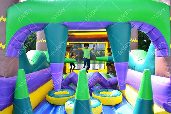 Château gonflable gonflable personnalisé pour enfants avec obstacles