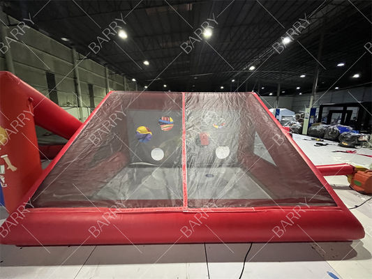 But de football gonflable personnalisable - Jeu de sport promotionnel pour fêtes et événements sur la plage
