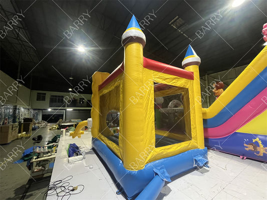 dessin animé PVC château gonflable amusant maison de rebond pour les parcs à thème ou les fêtes