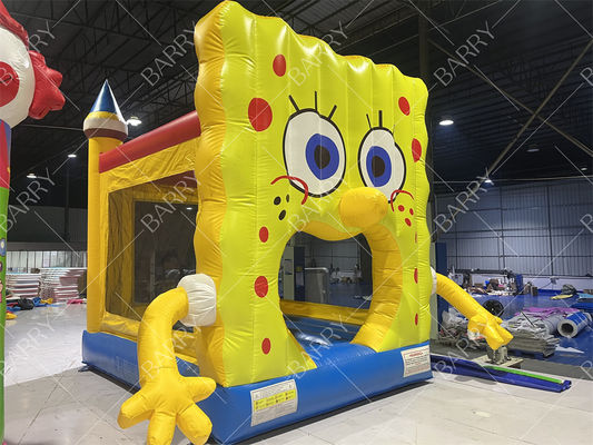 dessin animé PVC château gonflable amusant maison de rebond pour les parcs à thème ou les fêtes