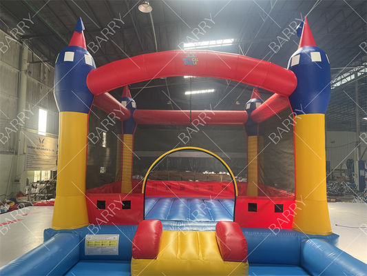 Commercial Inflatable Jumping Castle Cartoon Combo Bounce House With Slide